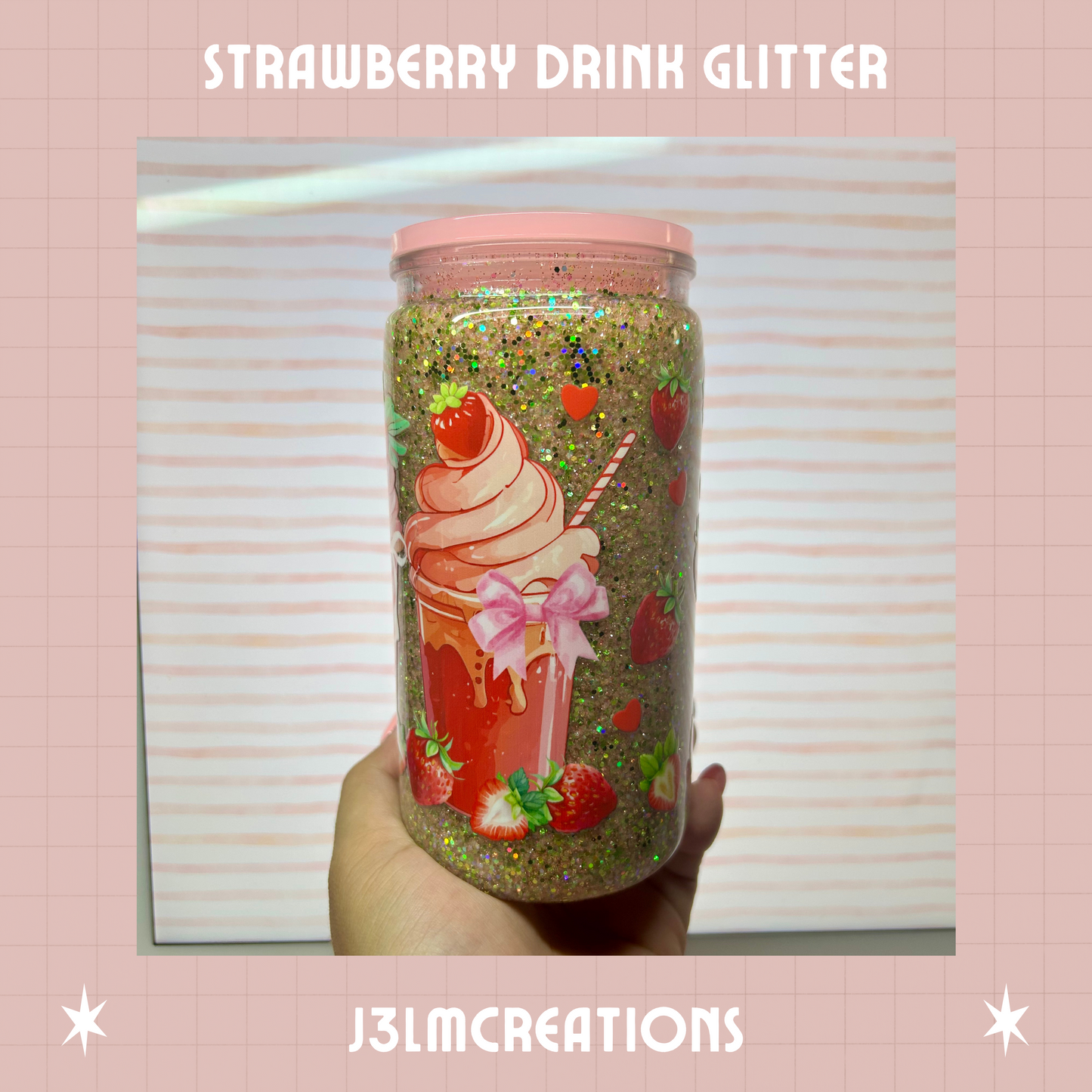 Strawberry Drink Glitter