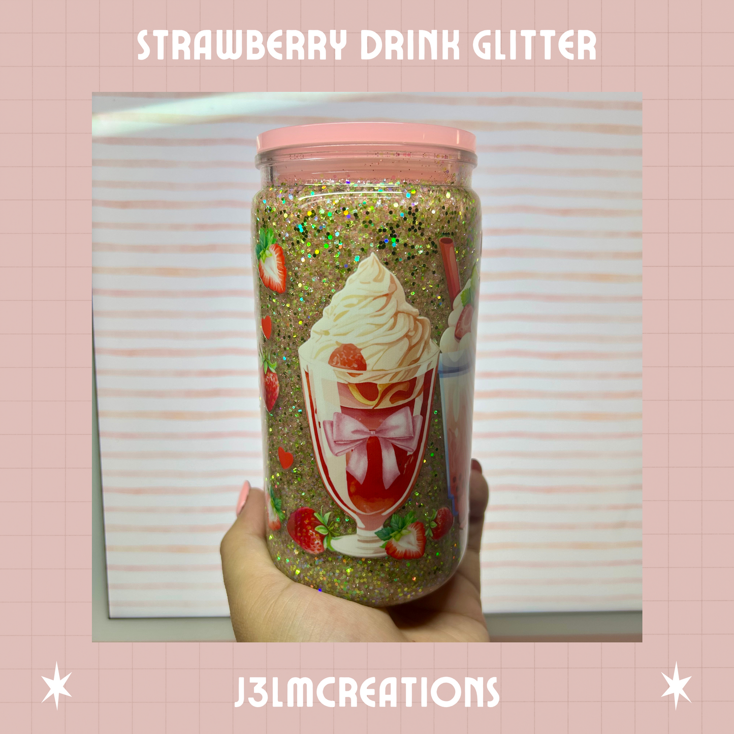 Strawberry Drink Glitter